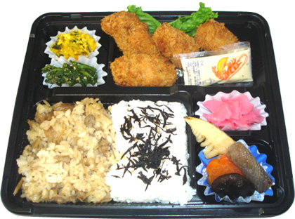 隅田川弁当 カキフライ